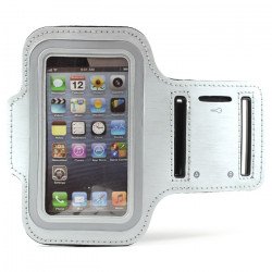 iPhone 5S 5C 5 4S 4 Sports Armband (Silver) iPhone 5S 5C 5 4S 4 Sports Armband (Silver)